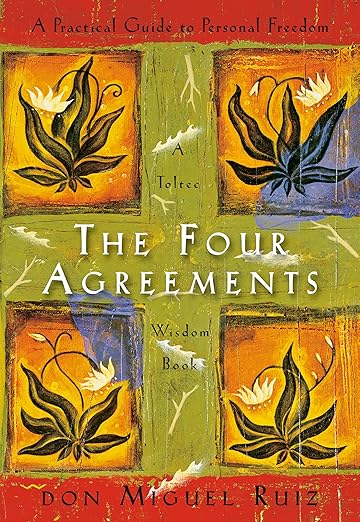 Take nothing personally. 

Do not make assumptions. 

Always do your best. 

The book is straightforward but offers invaluable advice. These contracts can resolve conflicts, improve foster relations, and bring clarity in thinking. "The Four Agreements" is a book based on Toltec wisdom, which reduces philosophy to four practical rules. 