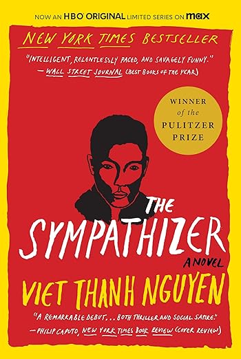 Pulitzer Prize-winning "The Sympathizer" by Viet Thanh Nguyen (2015) is an uncommon approach to the subject of espionage through the lens of a dual agent. 

The novel is a story of identity, loyalty, and the psychological impact of living a dual life, all after the fall of Saigon by a half-French, half-Vietnamese spy, who flees to the United States. spy novels
